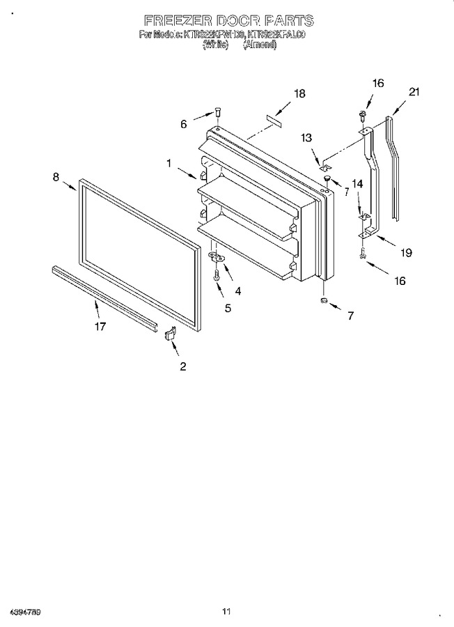 Diagram for KTRS22KFWH00
