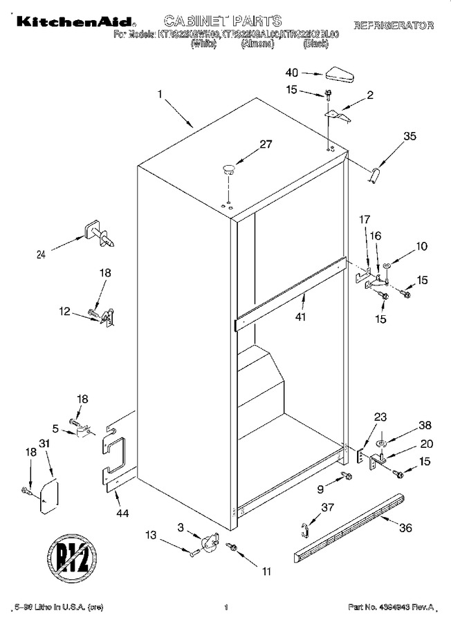 Diagram for KTRS22KGBL00
