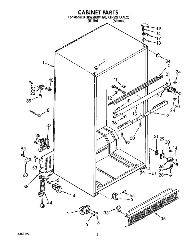 Diagram for KTRS22KXWH20