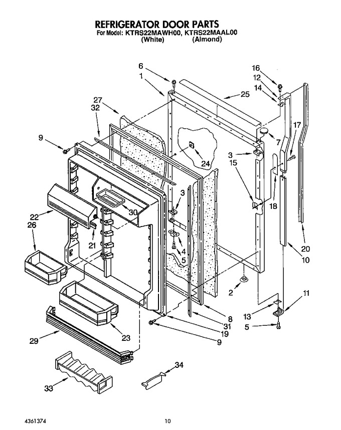 Diagram for KTRS22MAWH00