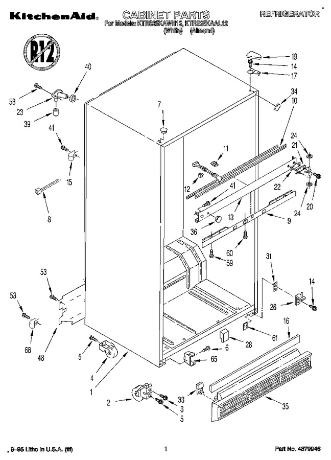 Diagram for KTRS25KAWH12