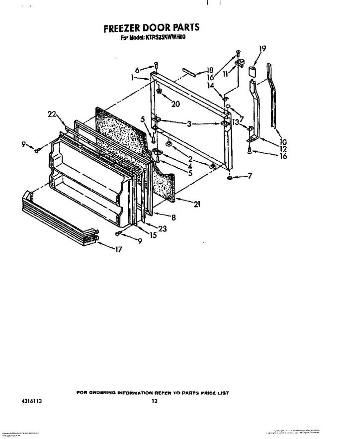 Diagram for KTRS25KWAL00