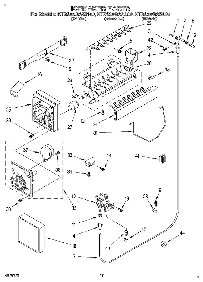 Diagram for KTRS25QAWH00