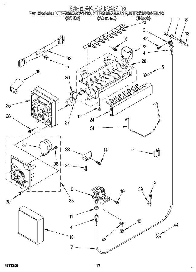 Diagram for KTRS25QAWH10
