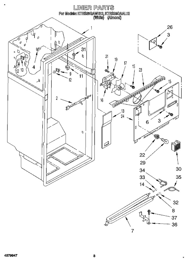 Diagram for KTRS25QAWH12