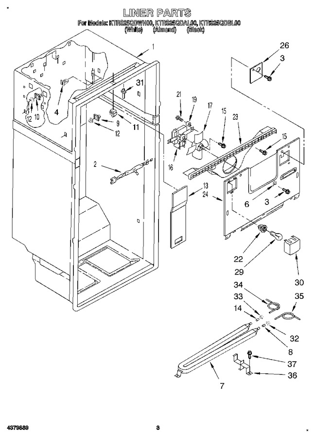 Diagram for KTRS25QDBL00