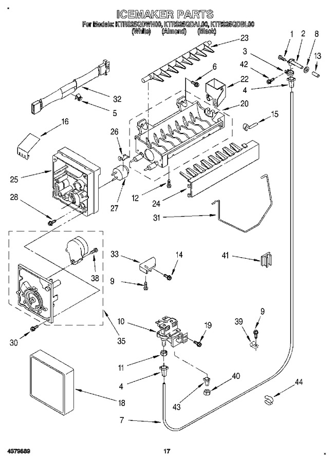 Diagram for KTRS25QDBL00