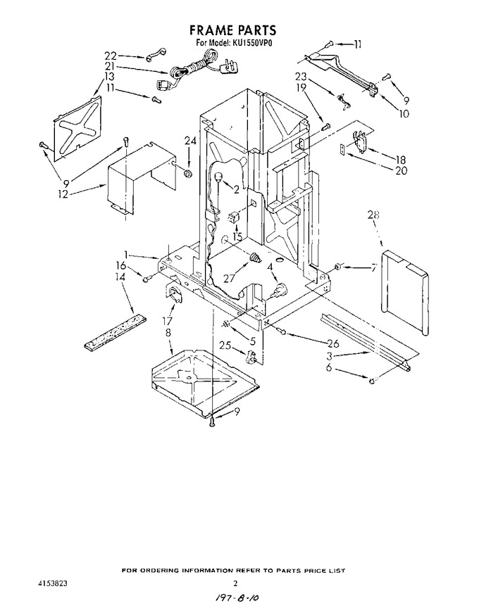 Diagram for KU1550VP0