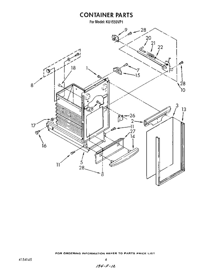 Diagram for KU1550VP1