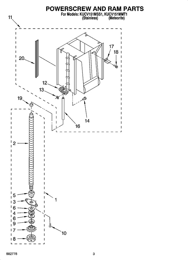 Diagram for KUCV151MSS1