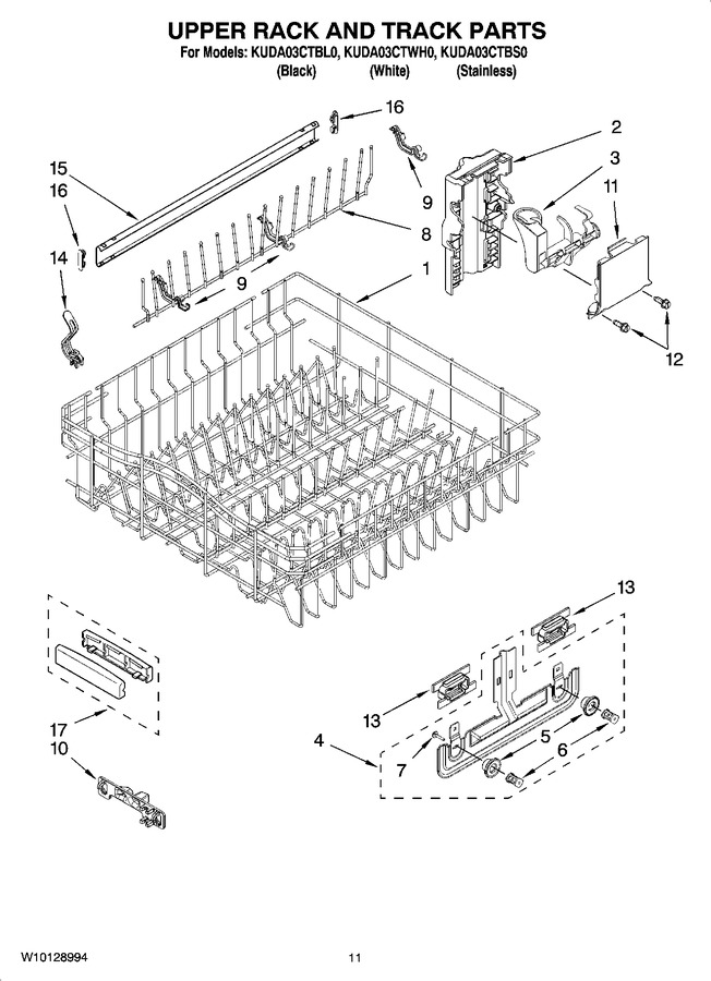 Diagram for KUDA03CTWH0