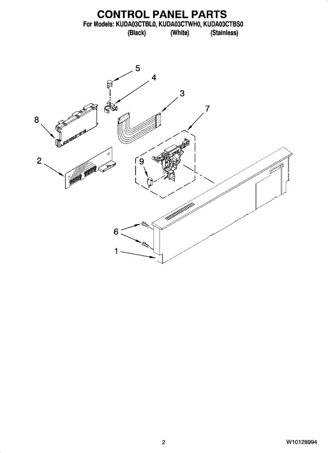 Diagram for KUDA03CTWH0