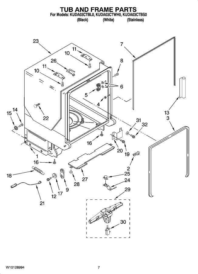Diagram for KUDA03CTBS0