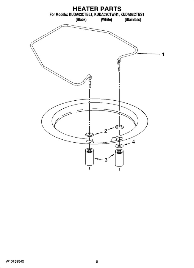 Diagram for KUDA03CTWH1