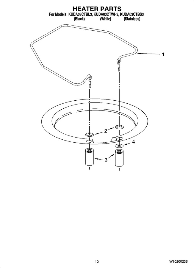 Diagram for KUDA03CTWH3