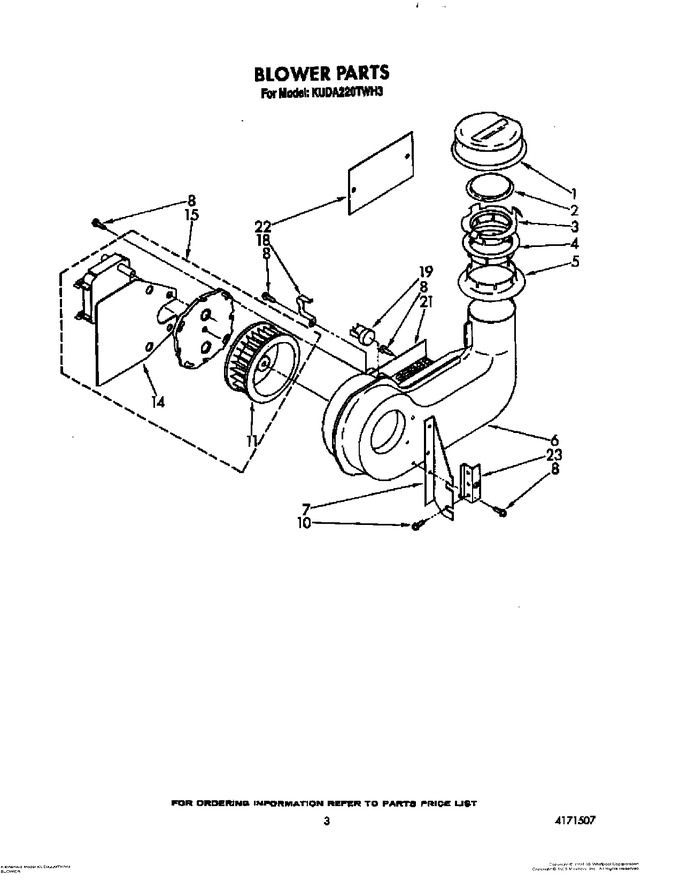 Diagram for KUDA220TWH3