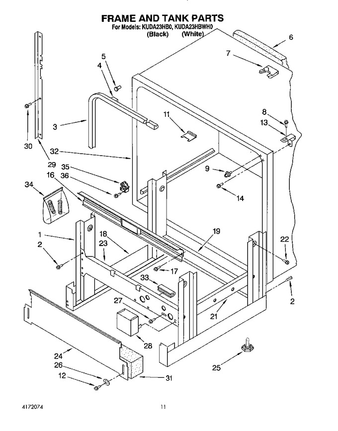 Diagram for KUDA23HB0