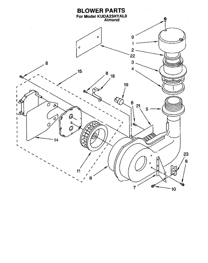 Diagram for KUDA23HYAL0