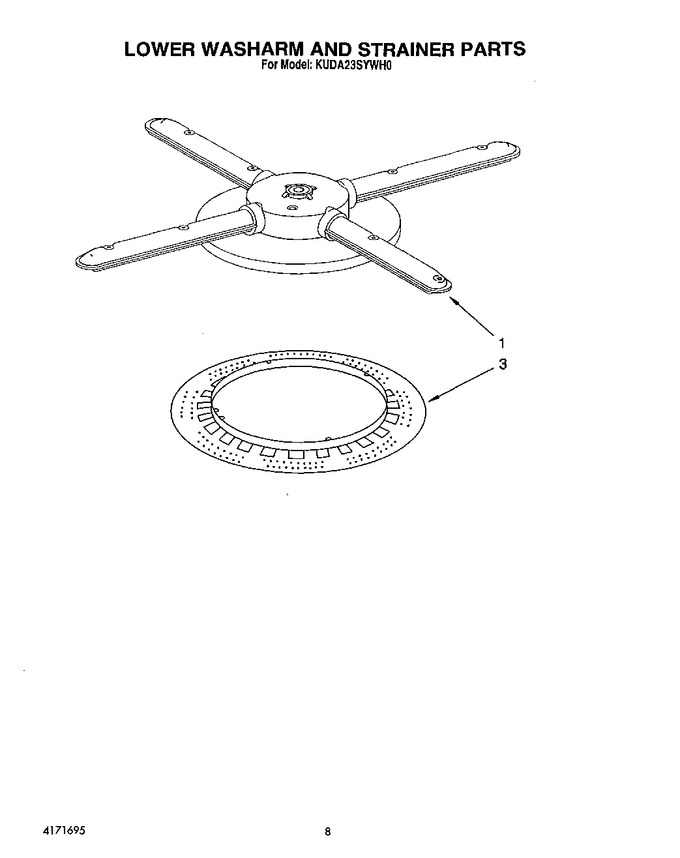 Diagram for KUDA23SYWH0