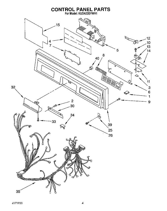 Diagram for KUDA23SYWH1
