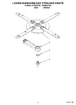 Diagram for 04 - Lower Washarm And Strainer Parts