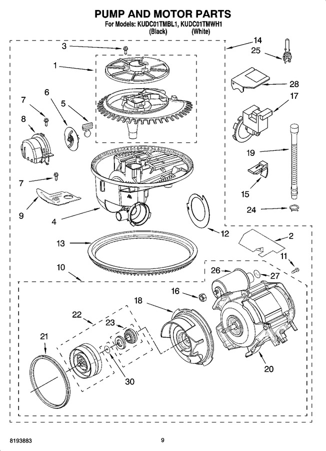 Diagram for KUDC01TMWH1