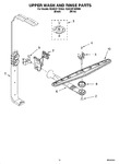 Diagram for 10 - Upper Wash And Rinse Parts