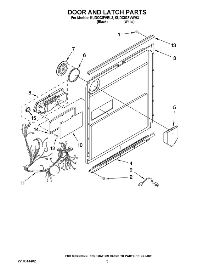Diagram for KUDC03FVWH3