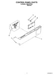 Diagram for 02 - Control Panel Parts