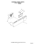 Diagram for 02 - Control Panel Parts