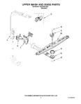 Diagram for 07 - Upper Wash And Rinse Parts