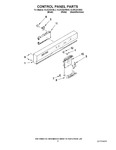 Diagram for 02 - Control Panel Parts