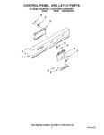 Diagram for 02 - Control Panel And Latch Parts