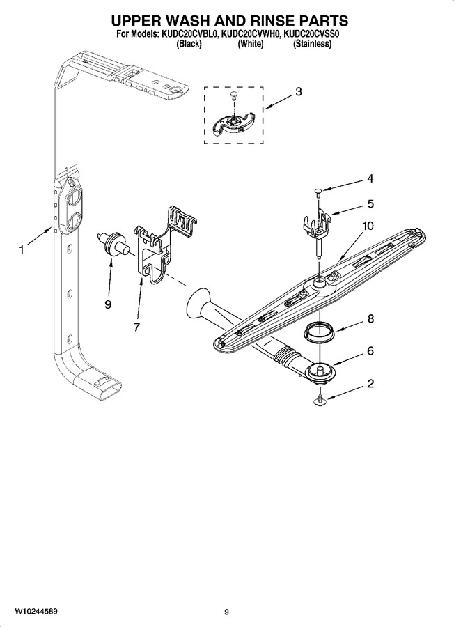 Diagram for KUDC20CVWH0