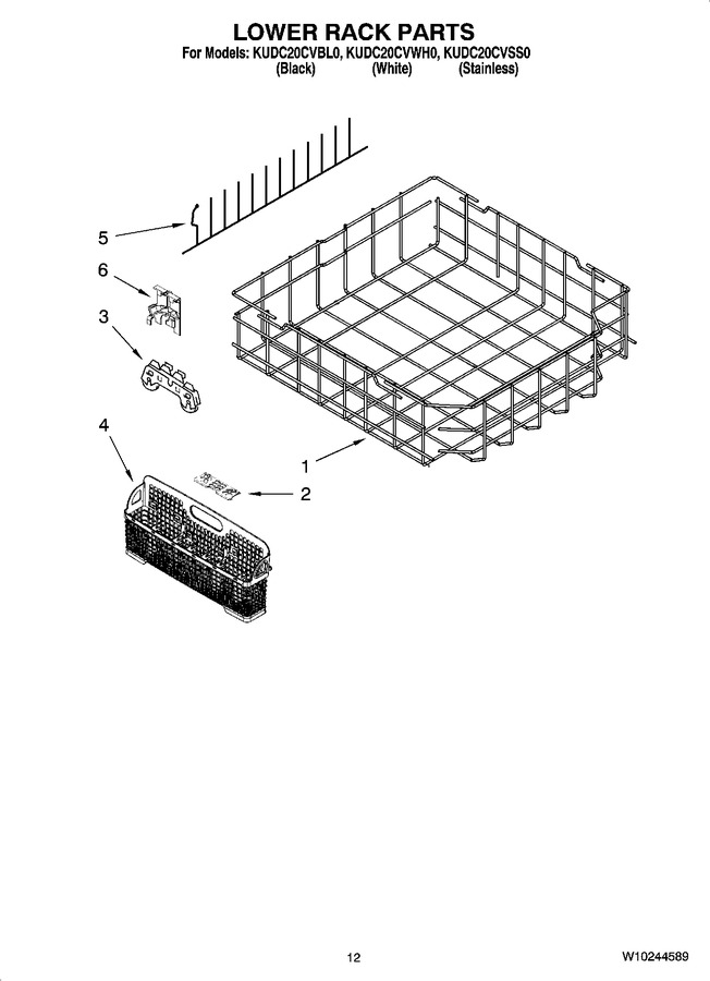 Diagram for KUDC20CVWH0