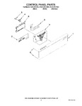 Diagram for 02 - Control Panel Parts