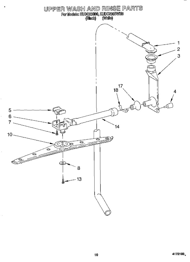 Diagram for KUDC230BWH0