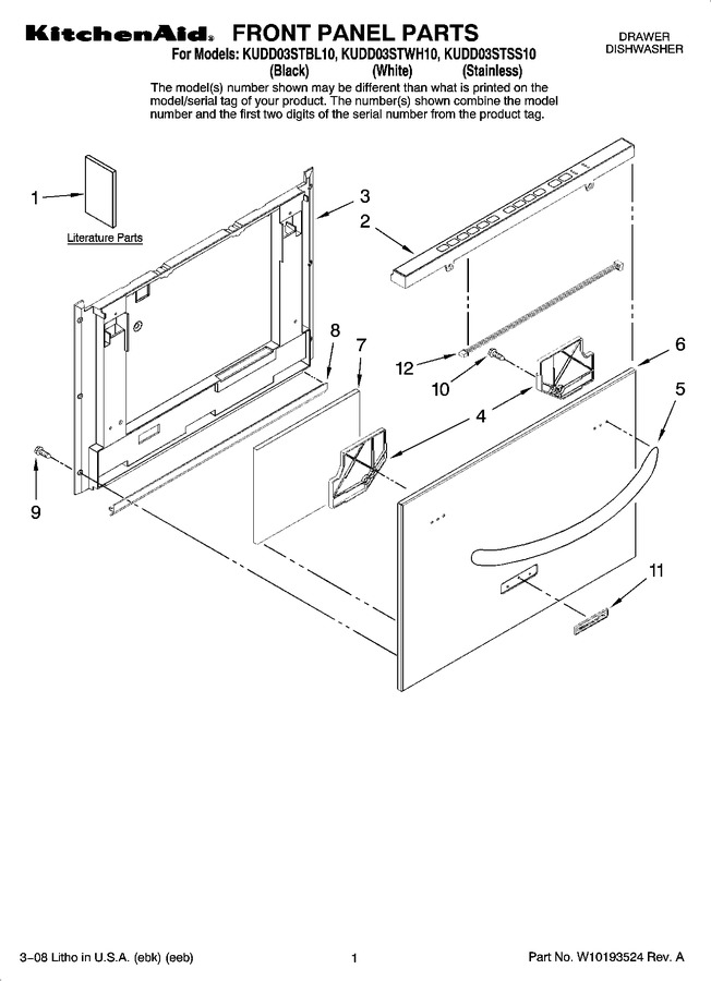 Diagram for KUDD03STBL10