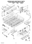 Diagram for 08 - Upper Rack And Track Parts