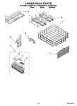 Diagram for 10 - Lower Rack Parts