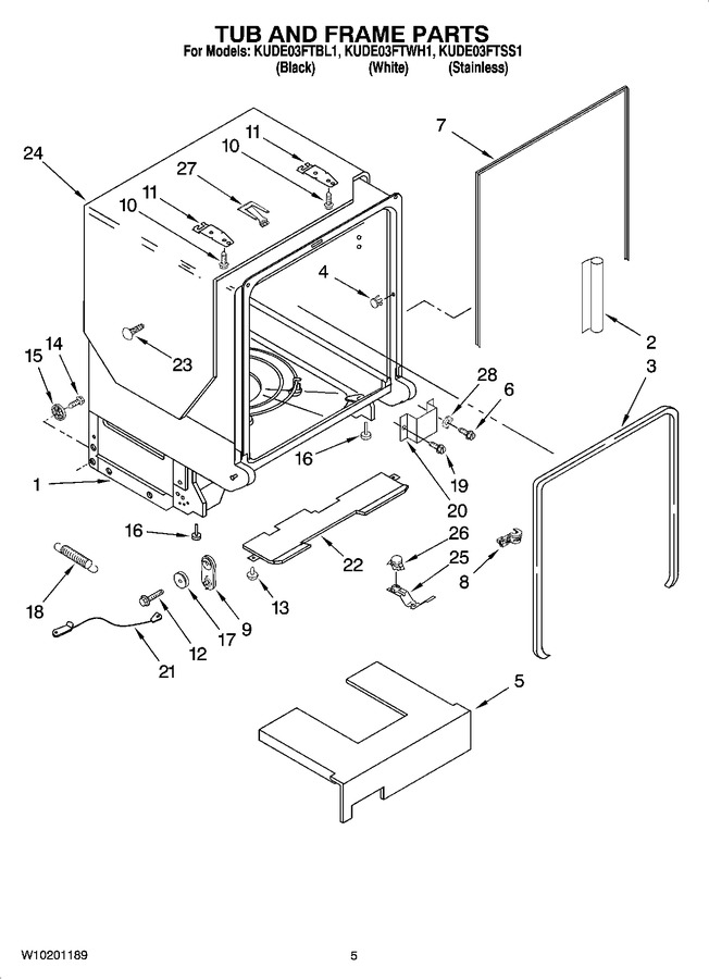 Diagram for KUDE03FTWH1