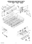 Diagram for 09 - Upper Rack And Track Parts
