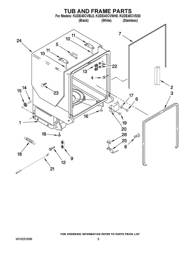 Diagram for KUDE40CVWH0