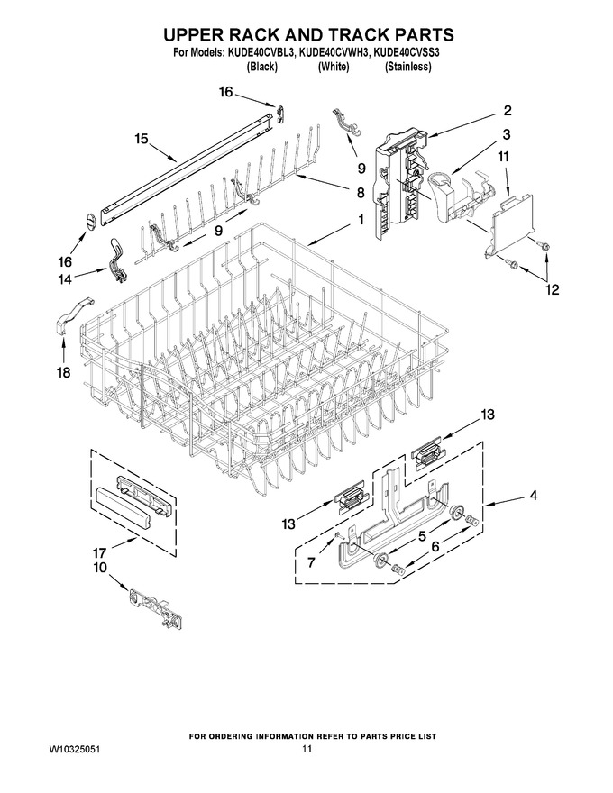 Diagram for KUDE40CVWH3