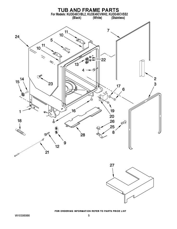 Diagram for KUDE45CVWH2