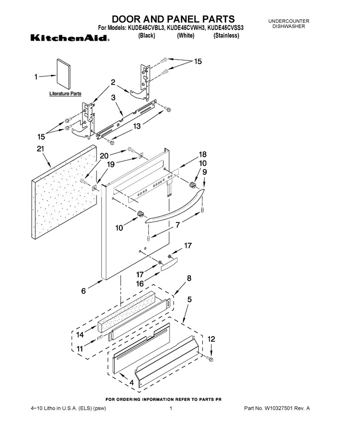 Diagram for KUDE45CVWH3