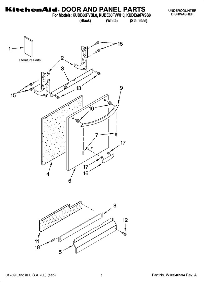 Diagram for KUDE60FVWH0