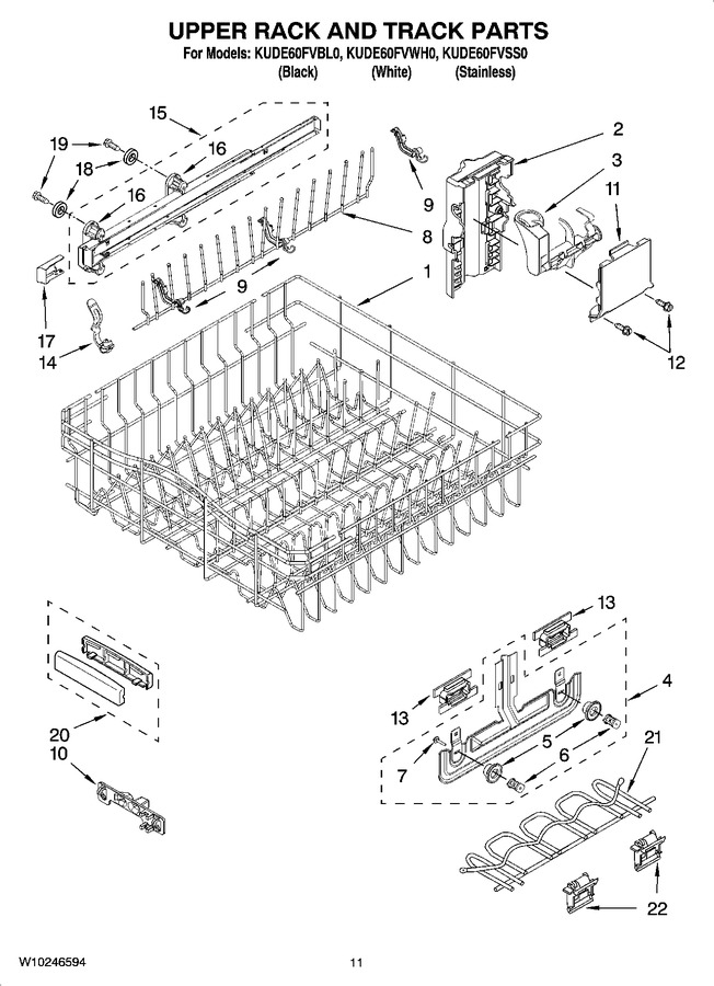 Diagram for KUDE60FVWH0