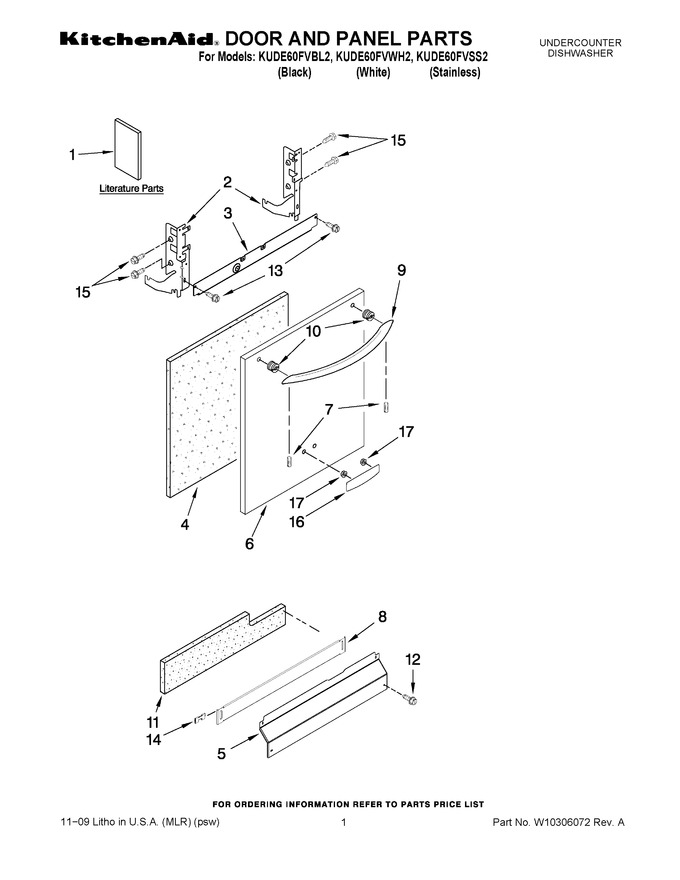 Diagram for KUDE60FVWH2