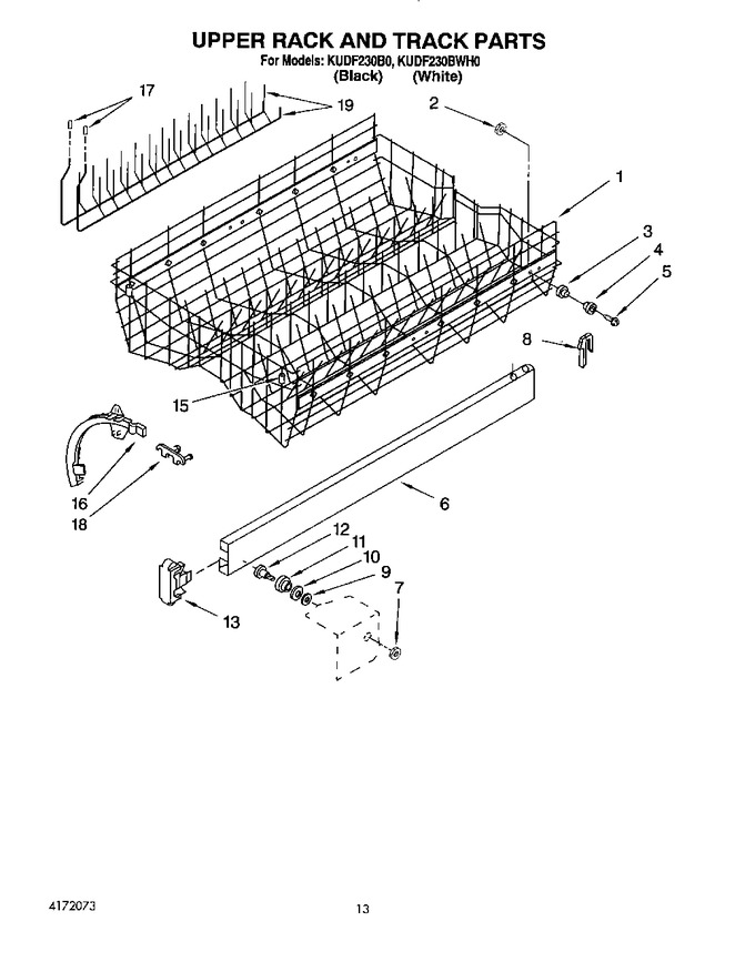 Diagram for KUDF230BWH0
